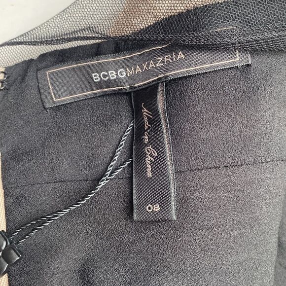 NWT BCBGMAXAZRIA Champagne Cocktail Ribbon Dress - Picture 11 of 16